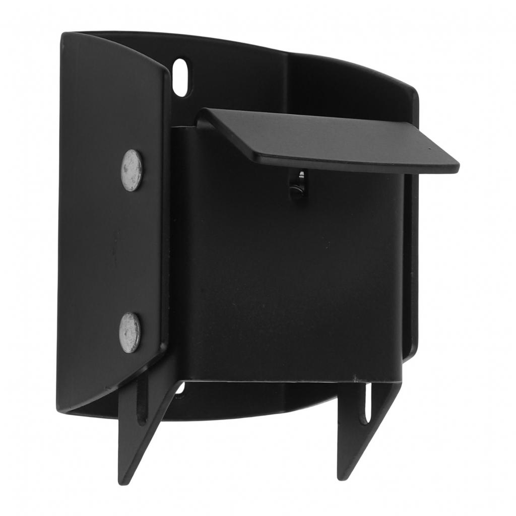 Heavy Duty Steel Wheelbarrow Hook Set with Protective Silicone Pads Black