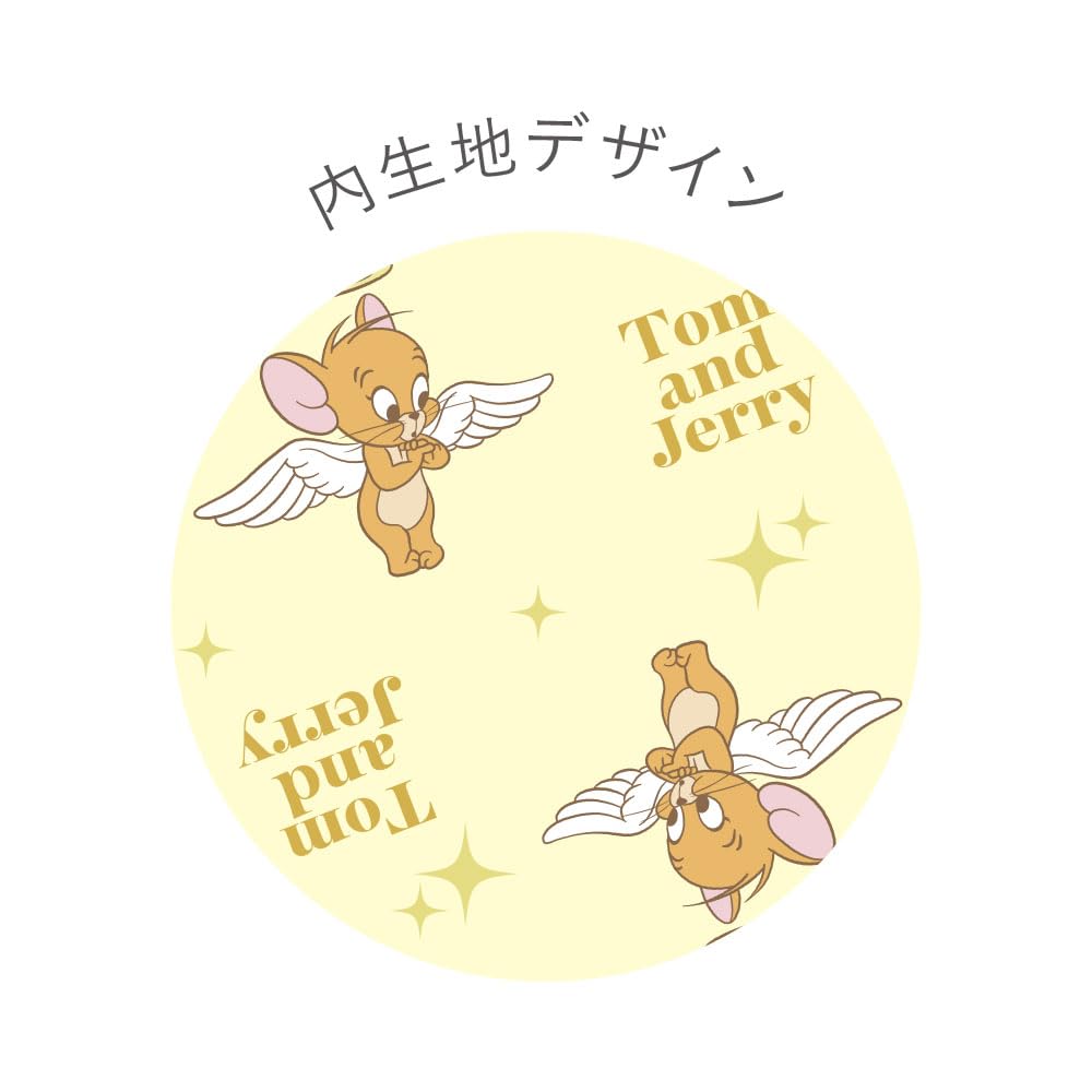 Tees Factory Tom and Jerry Plush Face Pen Angel H105 x W190 x Pouch, Jerry, D40mm, TJ-5544397TJ