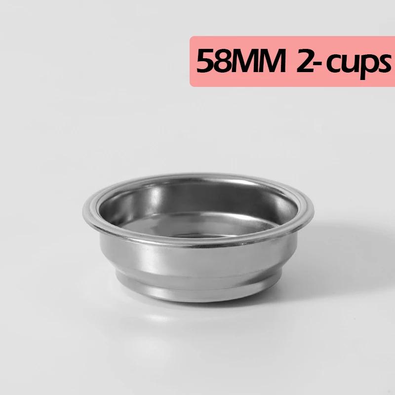 51MM Košík na kávový filtr Nepřetlakový 2 šálky Náhradní pro kávovar Delonghi EC9335 EC9665 Příslušenství Baristický nástroj