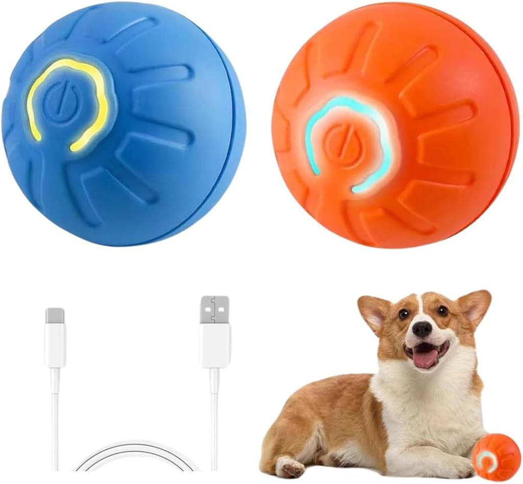 Shaky Ball for Dogs, Vibrating Dog Ball, Vibrating Ball for Dogs, Shaky Ball Moving Dog Toy, Automatic Moving Dog Toy Ball, Suitable for All Dogs