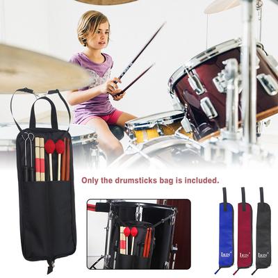 Water-resistant Drum Stick Bag Case  600D with Carrying Strap for Drumsticks