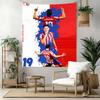 Atletico Madrid Wanddekoration Wandteppich Kunst Für Haustiermemorial Geburtstag Hochzeitsparty Kulisse Familiengeschenk