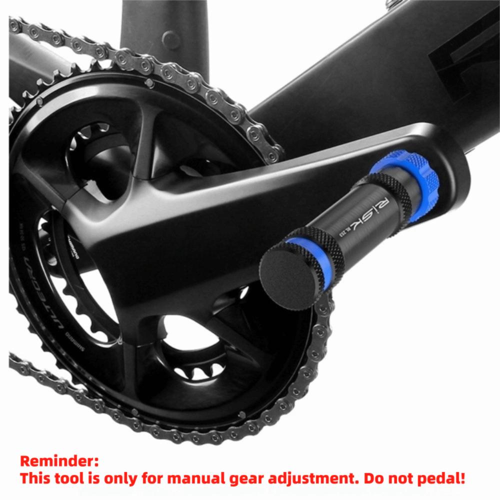 Right Side Only Bike Virtual Pedal Tool Plastic Bike Pedal Simulator  Rear Derailleur Adjustment
