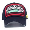 Spring And Summer New Mesh Embroidery Letter Awesome Baseball Cap Women's Baseball Cap Mesh Hat Men's Outdoor Sunscreen Cap