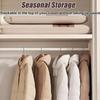 with Self Compression Zipper Hanging Garment Bag Space Saving Hanging Protector Bag