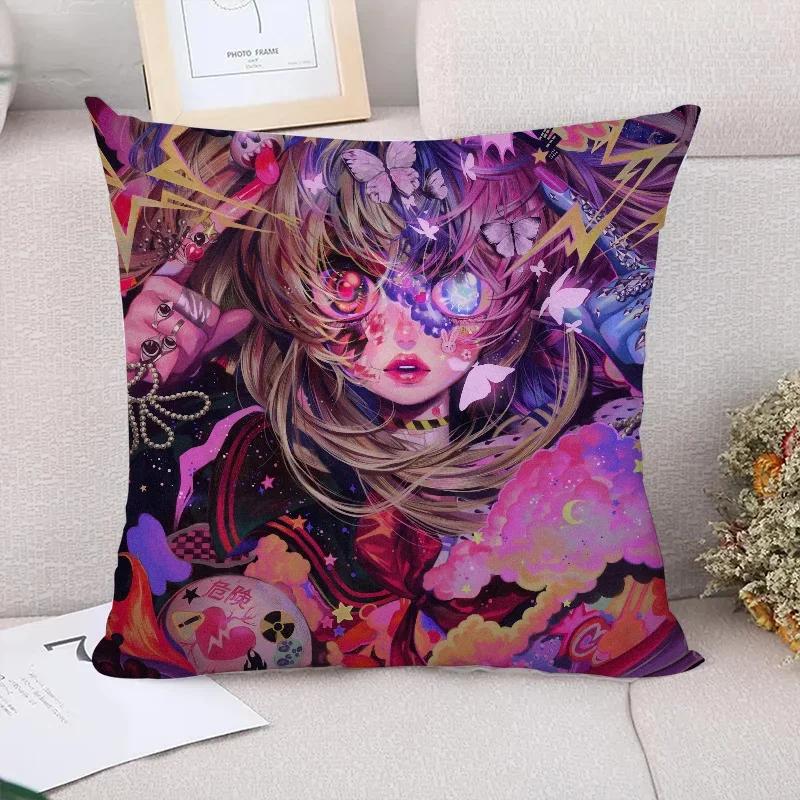 Luxury Pillow Cover X Eunpyon Art Decorative Cushion Covers for Bed Pillows Fall Decor Pillowcase  Car Decoration Sofa
