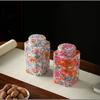 Blue and White Porcelain Tea Jar Color Ceramic Candy Jar Household Multifunctional Nuts Coffee Bean Medicinal Herb Storage Box