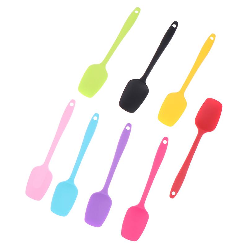 1Pc Silicone Cream Baking Scraper Thicken Cake Spatula Mixing Batter Scraper Non Stick Butter Mixer Kitchen Cooking Tool