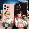 B-J A-Alex Anime Soft Phone Case for iPhone 16 16E 17 Air 15 Pro Max 14 Plus 13 Mini 11 12 7 Black Cover Back Shell