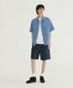 COVERNAT Work Denim Half Shirt Black