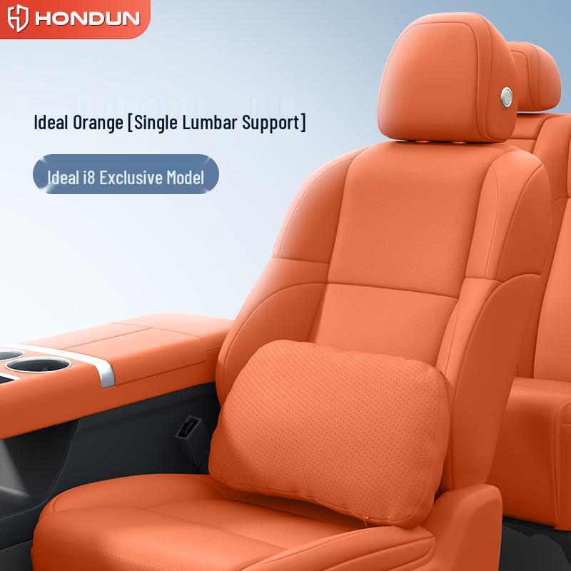 Ideal i8 Headrest & Lumbar Support Pillow - Essential Neck & Back Protection for Car Interiors