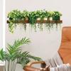 3D Grüne Pflanzen Wandaufkleber Bonsai Tropische Pflanze Wandsticker Kreativ Abziehen & Aufkleben Abnehmbare Wandkunst Dekor Wohnzimmer Schlafzimmer