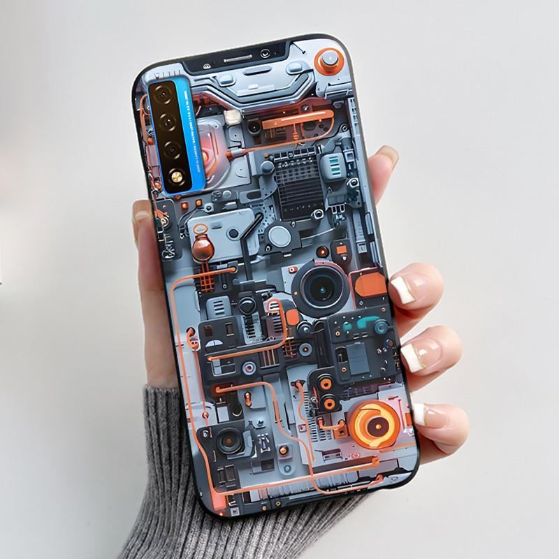 Casing For TCL 20 20S 20 Pro 5G 20L Plus 20L+ Case Luxury Dragon Cute Cool Boys Girls Black Soft Silicone Phone Case Back Cover