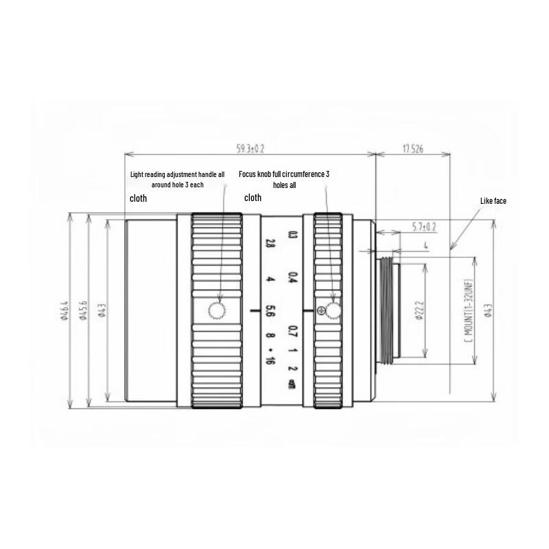 

Объектив Changbudao FA5025A