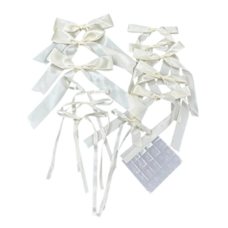 Decorative Bowknot For Wedding Decoration 25x9cm Silk Bowknot For Living Room Bedroom Kid Birthday Festival Celebration