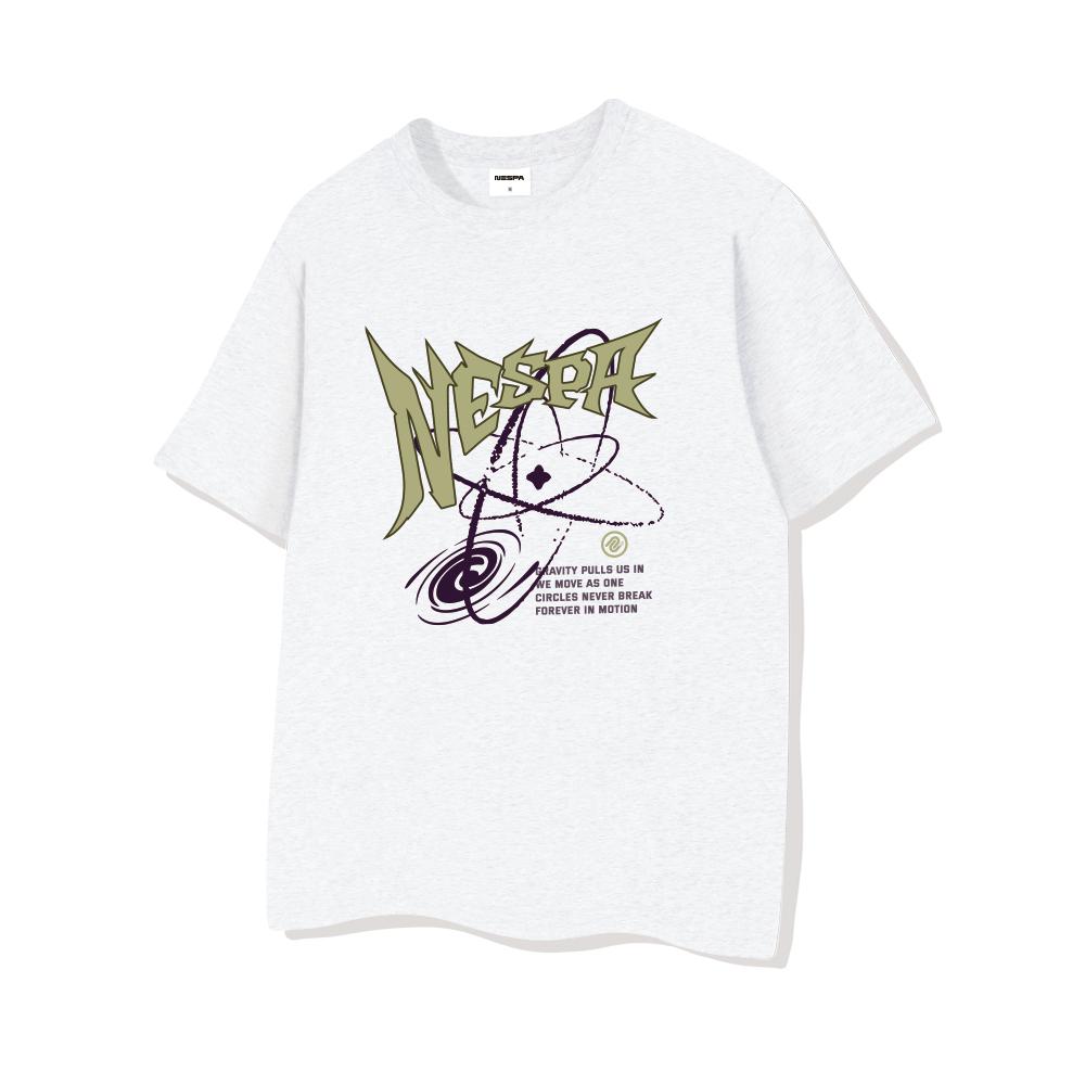 Neseupaseutyudio Orbit Motion Oversized Short Sleeve T-Shirt 4 Colors [Nsse_1004]