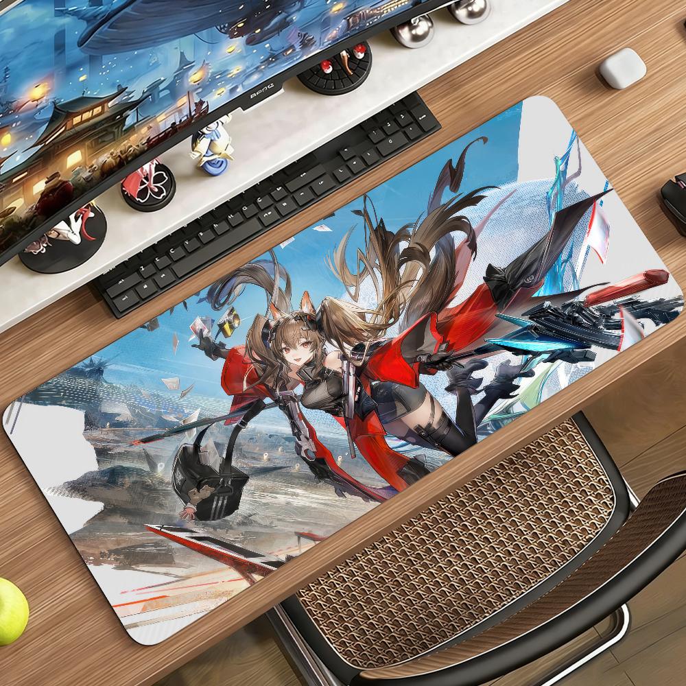 Arknights Endfield Gilberta Game Mouse Pad Non-slip Rubber Gamer Balance Computer Mat Decoracion Deskmat Laptop Office Large