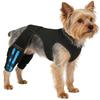 Joelheira Ajustável para Cão com 4 Estabilizadores Metálicos Suporte para Pata Traseira para Caminhada Exercício Atividades ao Ar Livre Parque