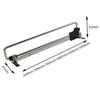 2 Pcs Retractable Adjustable Rods for Closet Space Saving Clothes Hangers