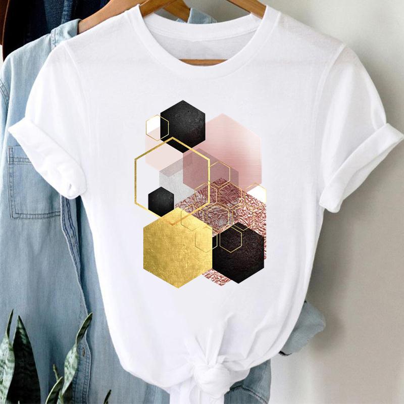 Women Print Tee Top Travel Sweet Lovely Style Trend 90s Summer Fashion Tshirt Short Sleeve Lady Female Clothing Casual Graphic T-shirt