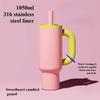 2025 New Women's King Cup, Large Capacity Stainless Steel Ice King Cup with Insulated Design for Travel-1050ML