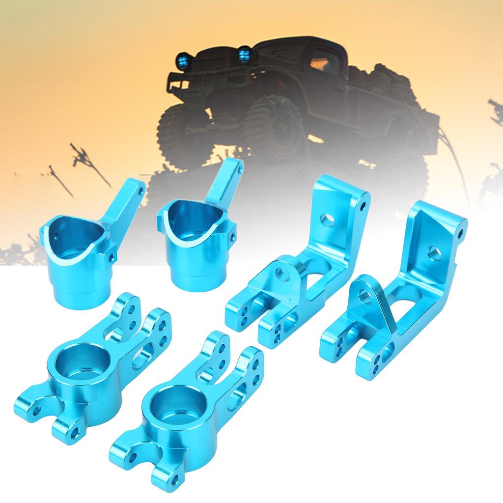 RC Steering Cup Kit Replacement Steering Knuckle Front Rear C Hub Carriers for HSP Unlimited 94762 1/8 RC Car