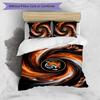 Set Lenzuola Stampato Hull City Football 3 Pezzi, Comodo Set Copripiumino per Camera da Letto Amico della Pelle
