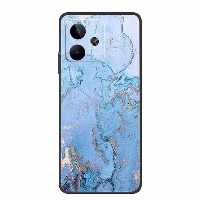 Case For Vivo iQOO Z9 Turbo Marble TPU Soft Silicone Back Cover For iQOOZ9 Turbo V2352A Phone Cases Shockproof Mica Painted Capa