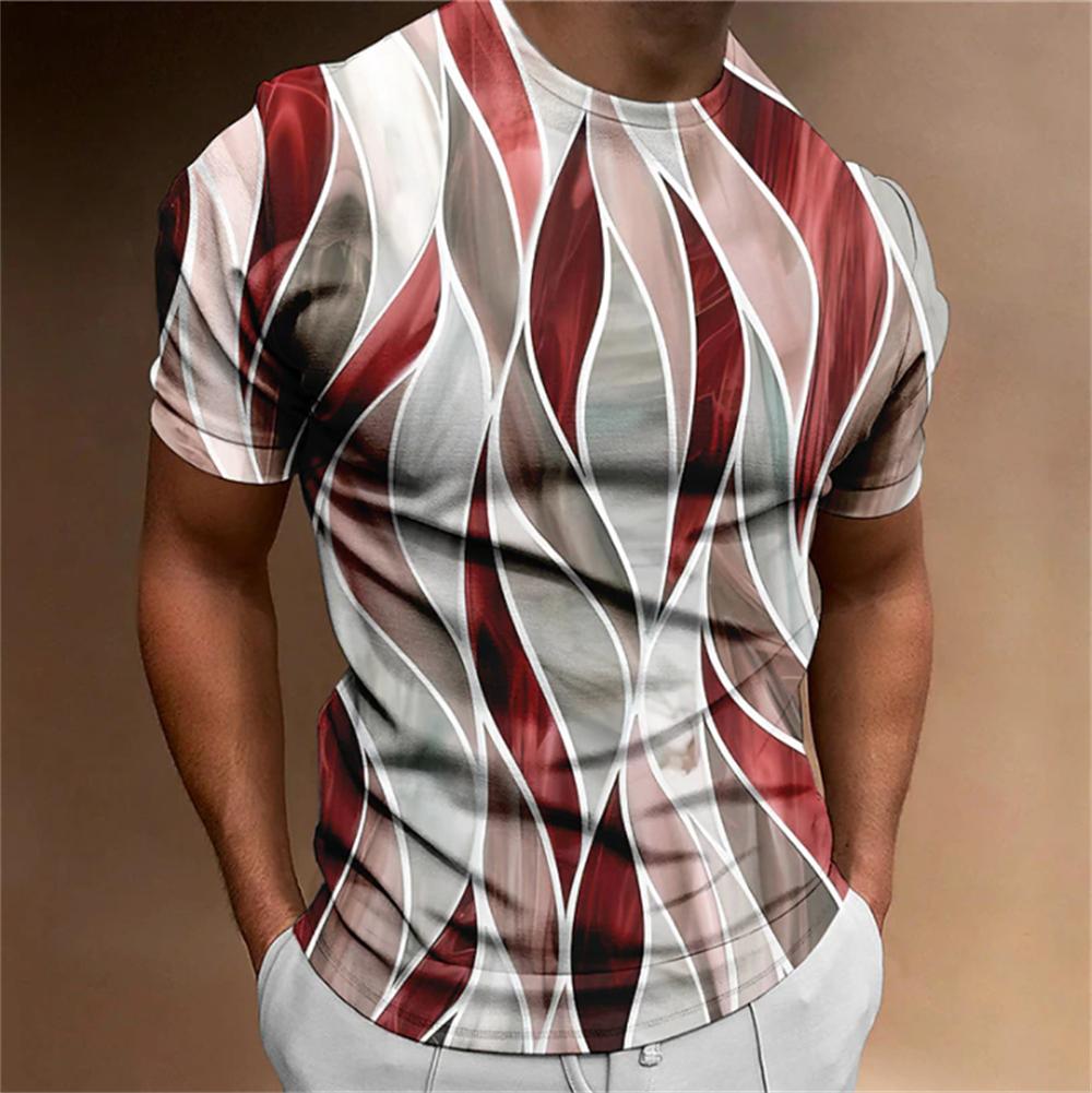 Fashion T-Shirts For Men 3D Print Short Sleeve Tops Summer Punk Street O-neck T Shirt Oversized Tee Tops Men's Clothing Hot