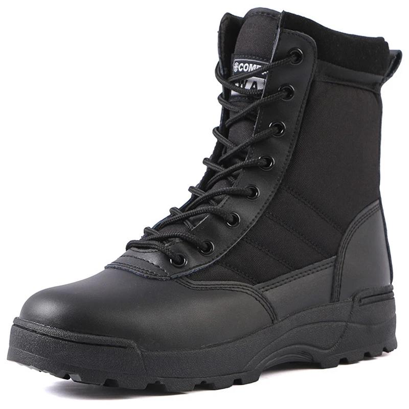 Male Outdoor Hiking Boots Ankle Shoes Men Tactical  New Tactical Mens Special Force Desert Combat