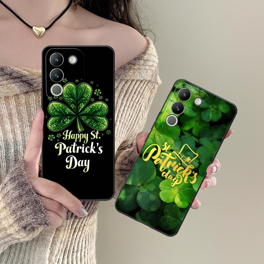 Saint Patrick's Day Mobile Phone Case for VIVO Y77 76 75 74 73 72 58 56 55 51 50 38 36 Y19 Y18 Y03 Y01 5G Printing Cover