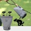 Pet Poop Bag Holder Waterproof Fabric Dog Poop Bag Dispenser Outdoor Walking Poop Bag Dispenser for Dog Training Running