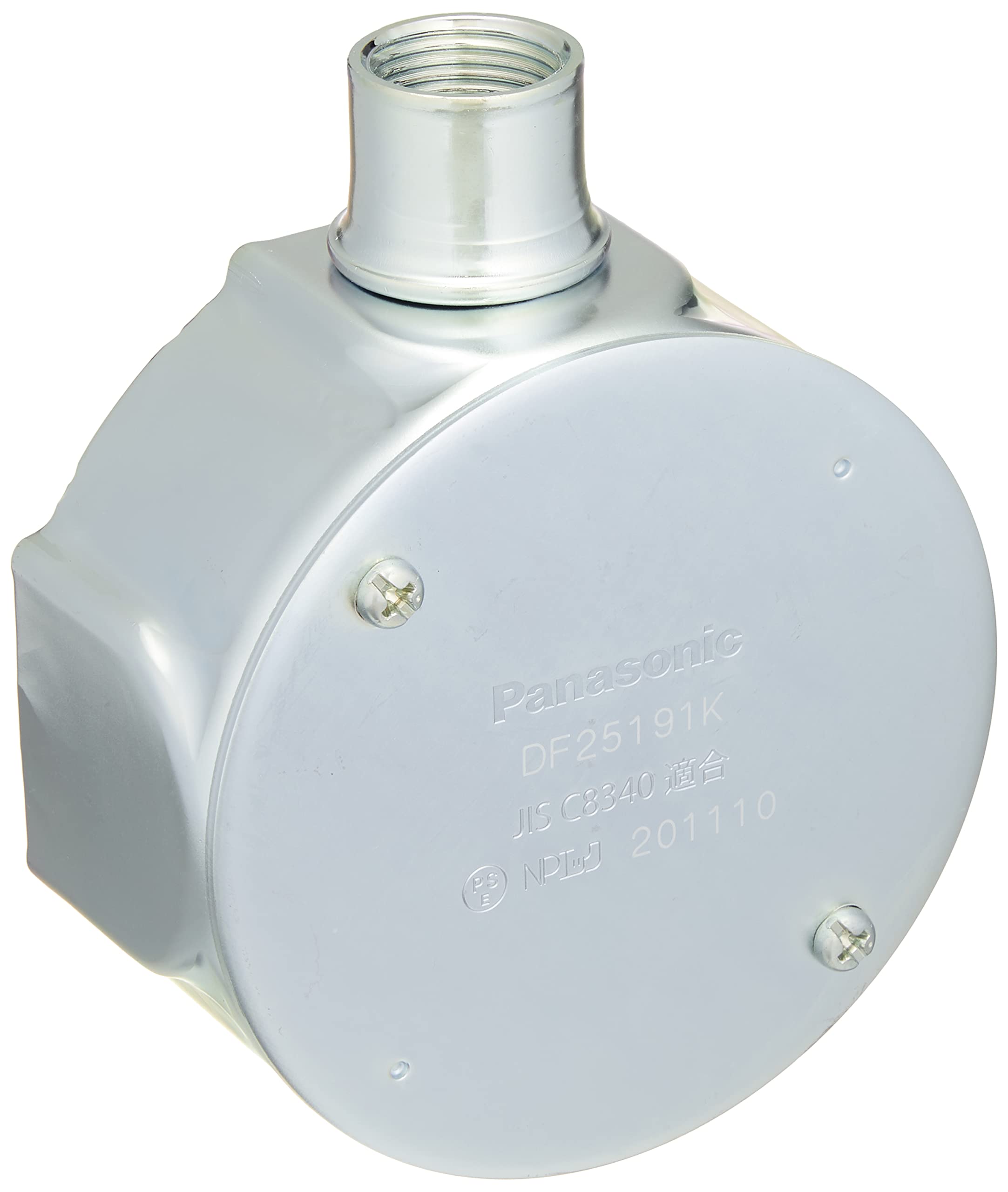 

Panasonic DF25191K Threaded Accessories Round Exposed Box 1 Way Out Thin Steel Conduit