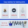 C-Type Pneumatic Quick Coupling with O-Ring Gasket, Valve Core, Spring, and Air Hose Female Connector Accessories