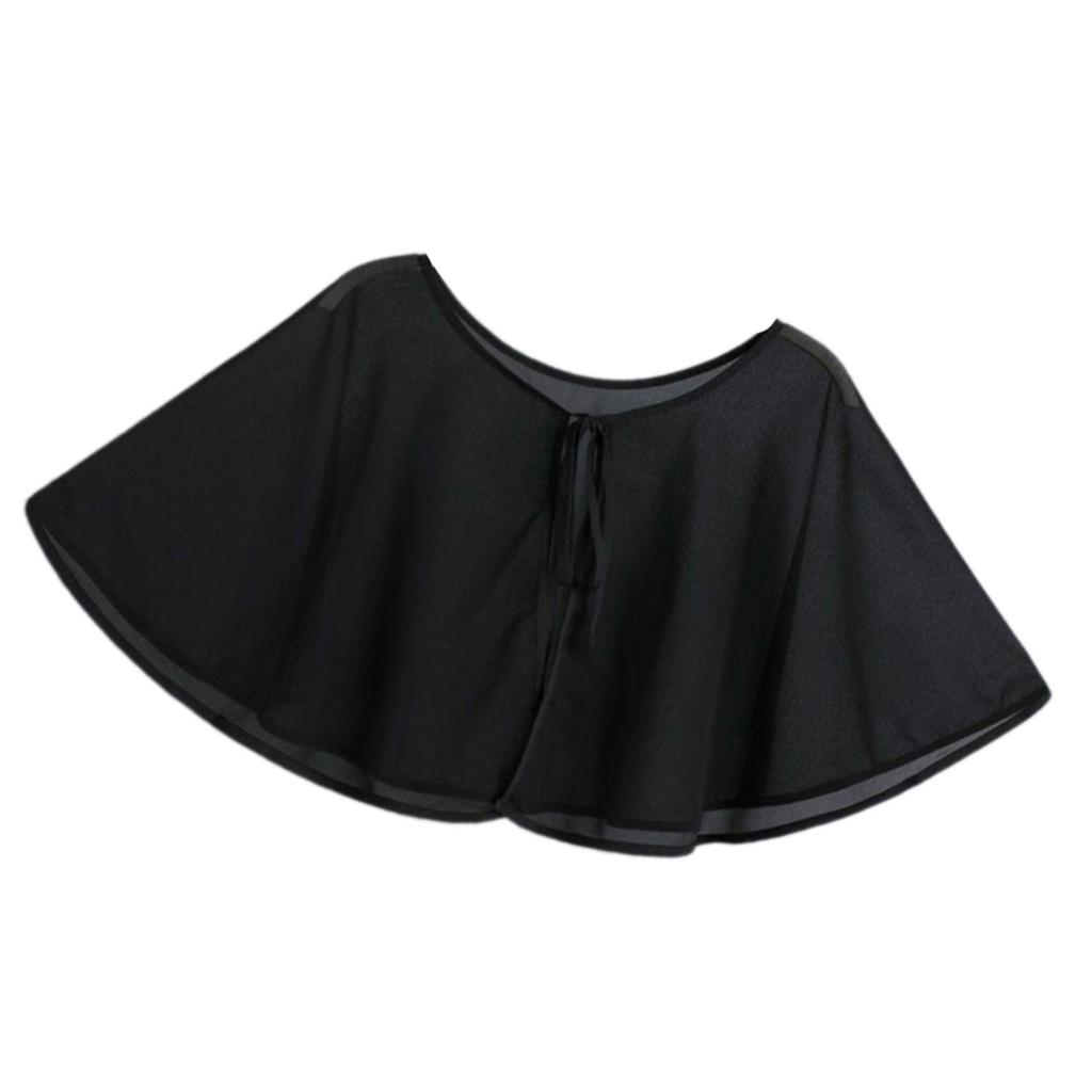 Soft Chiffon Sun Protection Wrap Lightweight Foldable Design For Sensitive Skin Summer Outfits