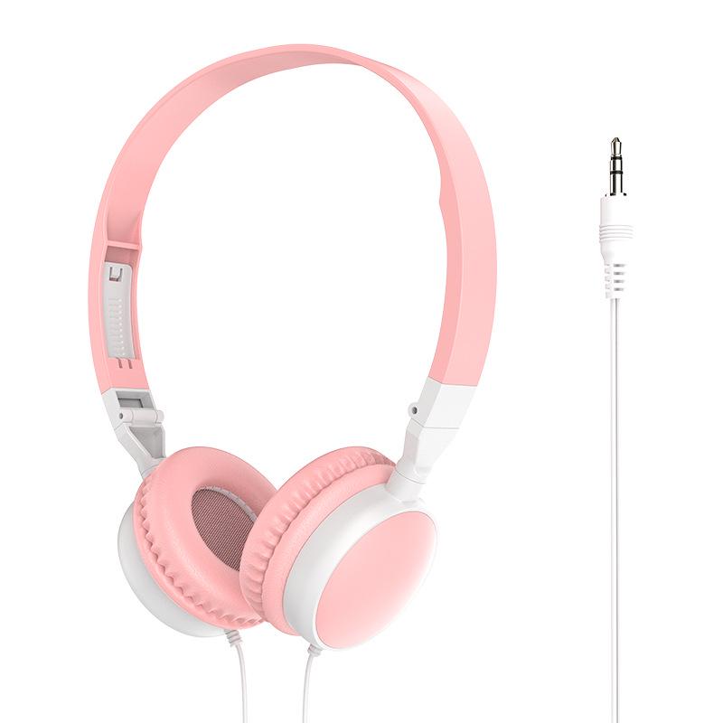 Rotatable Macaron-Colored Children's Headphones for Oral Exams & Electronic Keyboards