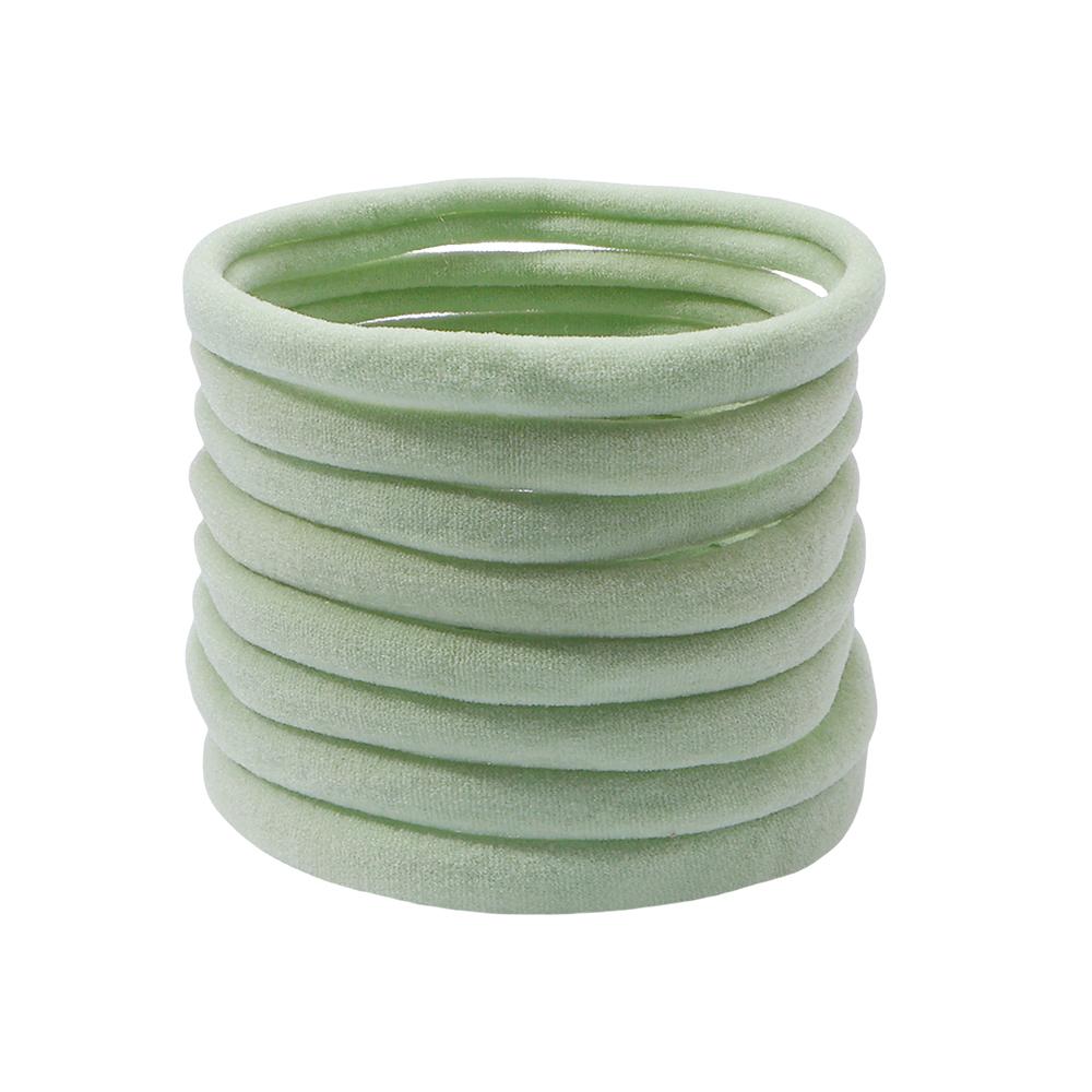 10/30 STÜCKE/Set Damen Mädchen Basic Haargummis Einfache Unifarben Elastisches Stirnband Haargummis Haarbänder Haarschmuck Pferdeschwanzhalter