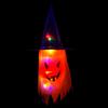 Halloween Hanging Glowing Ghost Hat Lights Decoration Glowing Witch Hat alloween Party Props for Outdoor, Yard, Tree