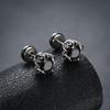 Men's Zircon Stud Earrings - High-End American Design, Cool & Trendy Style, Unisex Accessories