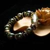 Natural Chalcedony Bracelet, Ethnic Style Tibetan Retro Product, Three-eye Cultural Jade