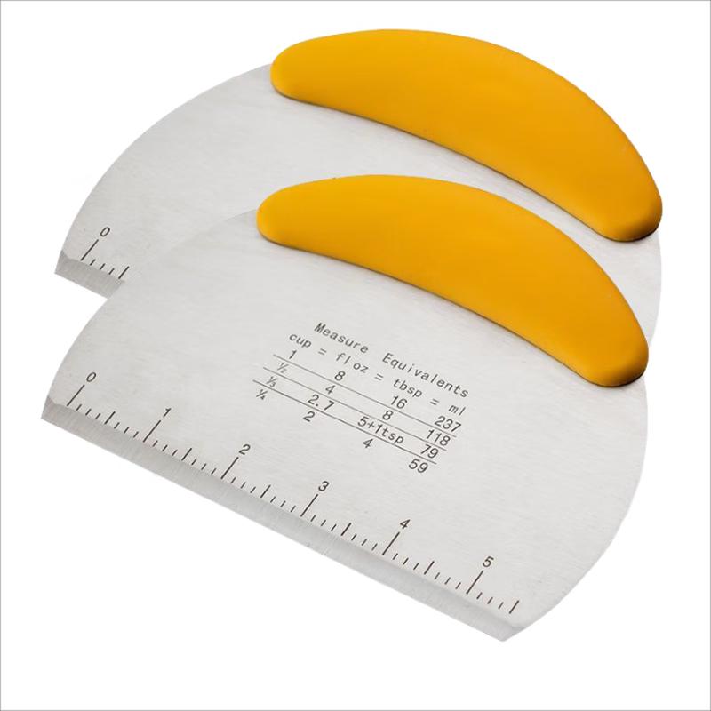 Zhao Ran Stainless Steel Dough Cutter & Scraper Set