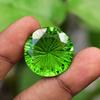 34.35 Ct NATURAL Green Peridot Unique Round Cut Loose Gemstone