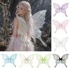 Sparkling Sparkling Angel Wings Back Attachment Butterfly Costume Wings  Women Girls