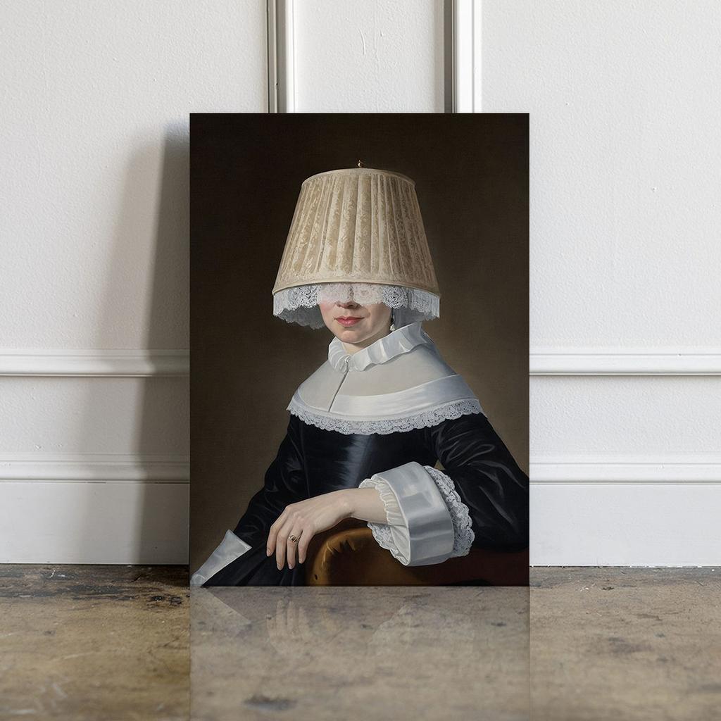 Canvas Print Portrait Lapa Lampshade