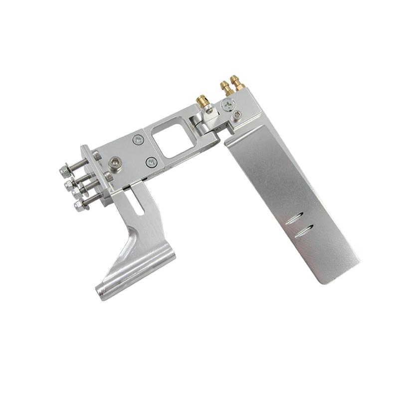 Aluminiumlegierung 110mm Wasserabsorbierendes Ruder Aluminium Saug-Ruder mit Heck 4MM Wellenhalterung für CAT RC Jet-Boots Teile