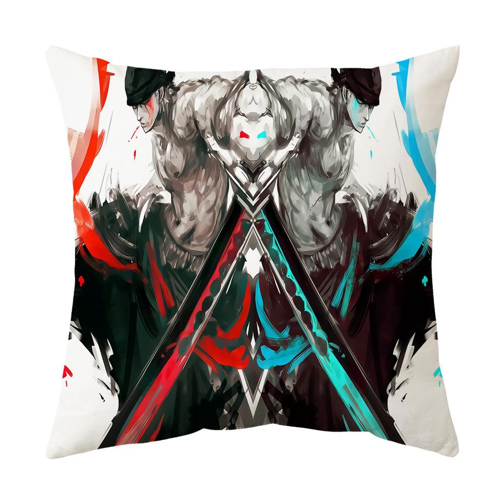 Pillow Cover Living Room Sofa Cover Car Cushion Cover Bay Window Cushion Office Peach Skin Animal Pattern