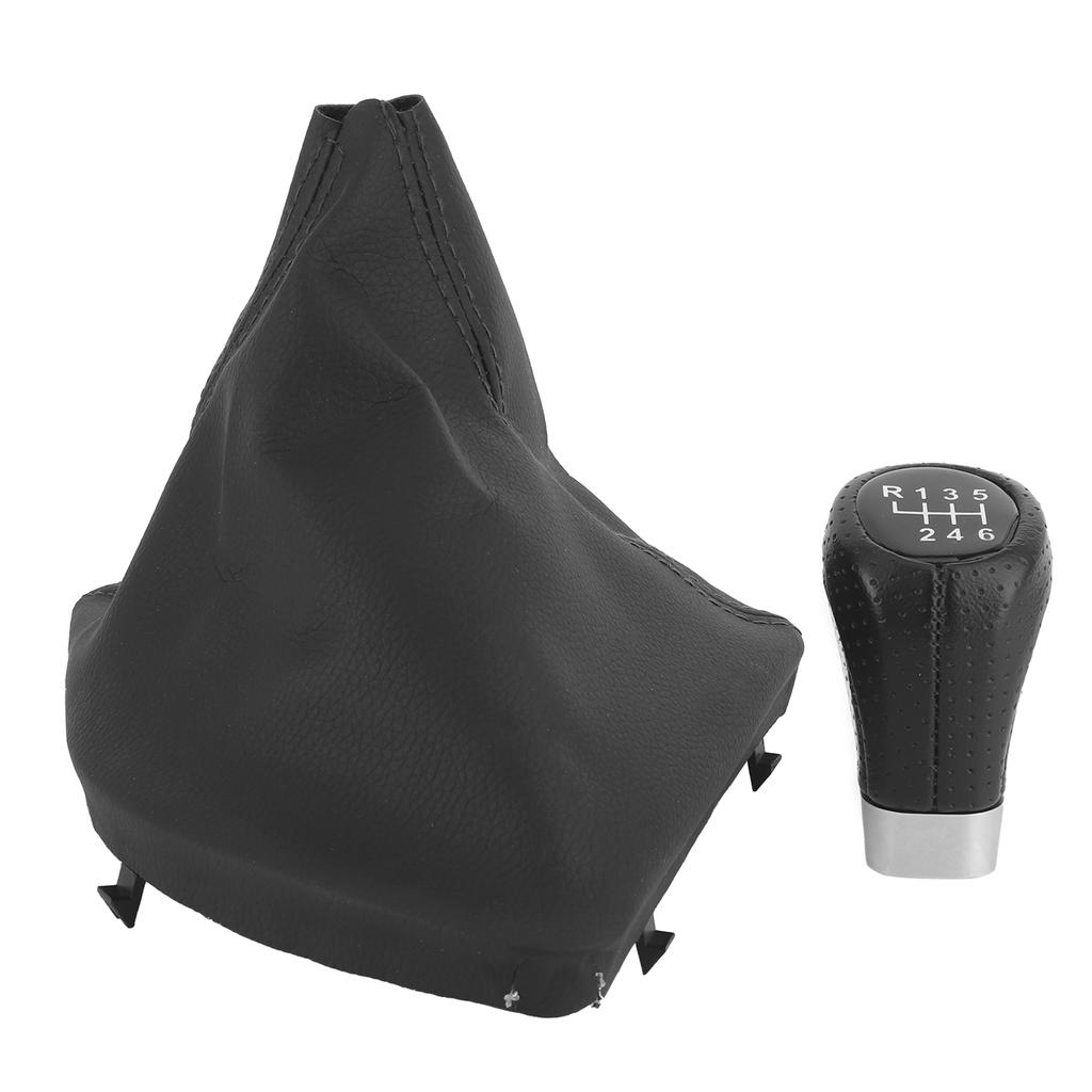 6 Speed Car Shift Knob with Dustproof Cover Fit for 3 Series E90E91E92 2004?2013 LHD