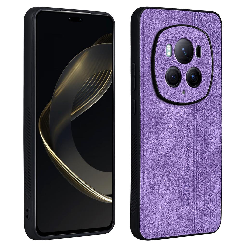 AZNS Etui do Honor Magic6 Pro 5G Pokryte Skórą PU TPU Odporne na Zarysowania Pokrowiec na Telefon