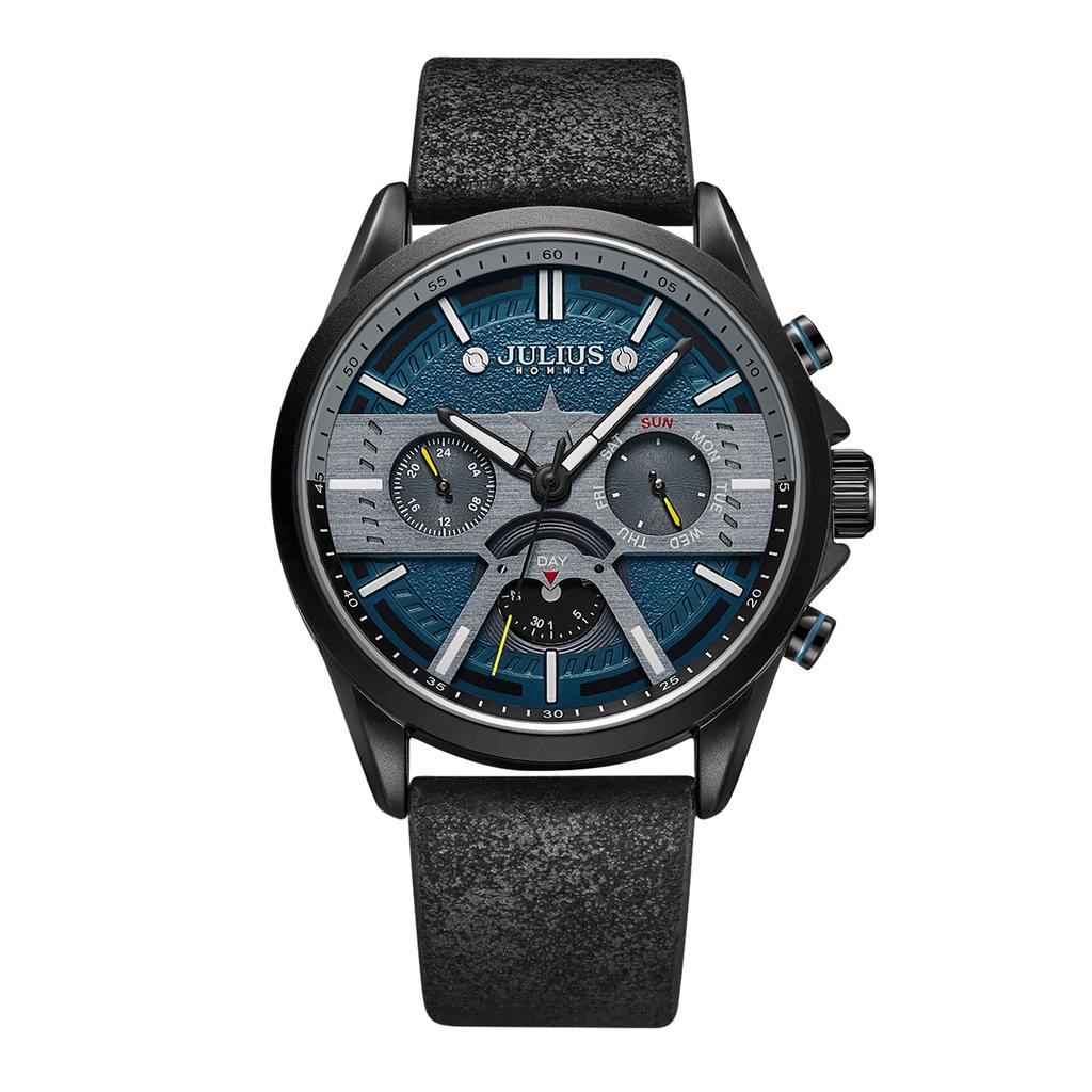Jyullieoseu Jah-106 Men'S Leather Watch