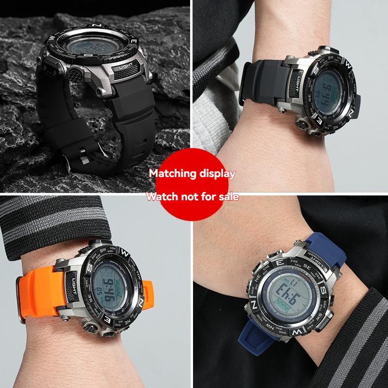 Für Casio PROTREK Serie PRW 3500 2500 5000 prw5100 PRG 250T 270 prg550 200 weiches Silikon konvexes Uhrenarmband